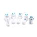 TOPyoth Facial Brush Head Replacements - Sensitive Exfoliating Brush (Blue 4 Pack) - Buy Online on GoSupps.com