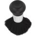 Hair Cutting Neck Dust Brush Black Hairdressing Powder Brush Ergonomic Face Neck Hair Dust Brush Salon Barber Tool for Home Salon - Buy Online on GoSupps.com