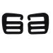 Keproving Adjustable 25mm Buckles for Webbing Slide Buckles Aluminium G Hook for Backpack Luggage Strap Webbing  (1 Pair)