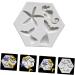 OUNONA 2pcs Mold Ocean Decor Mermaid Cake Decorations Mermaid Silicone Polymer Clay Silicone Sweet Mould De para Gelatinas Chocolate Making Soap Liquid Silicone Household Silica Gel 9X7.5X0.8CM Grey - Buy Online on GoSupps.com