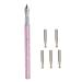 FOMIYES 1 Set Nail Art Pen Nail Dotting Pen Builder Gel Brush Diy Embroidery Tool Nail Accessories Nail Painting Pen Nail Dotting Tools Nail Tools Stainless Steel Pencil Painted