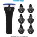 Lybile Golf Club Head Covers Set - 4Pcs Long Neck Mesh Headcovers with Interchangeable No. Tags in Blue - Buy Online on GoSupps.com