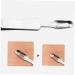 PLAFOPE 3pcs Clip Stainless Pimple Blemish Removal Tools Blackhead Extractor Kit Stainless Steel Silver - Buy Online on GoSupps.com