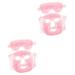 Yardwe 2 Sets Beauty Sleeping Ice Compress Sleeping Eye Gel for Eye Cold Reusable Gel Eye Eye Gel Ice Cool Pink