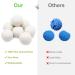 New Zealand Sheep's Wool Dryer Balls - Natural Fabric Softener for Tumble Dryers - Buy Online on GoSupps.com