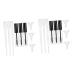 Didiseaon 2 Sets Mascara Tube Empty Mascara Bottle Lip Gloss Clear Eyeliner Bottle Funnel Mini Abs Accessories