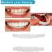 Denture Veneers Dental Tooth False Teeth Snap On Top and Bottom for Men and Women Fix Confident Smile - Buy Online on GoSupps.com