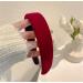 gaobaozhu French Red Velvet Headband Women Girls Hairband Vintage Swallow Gird Sponge Hair Hoop Headwear Fashion No Slip Headband Hair Accessories - Buy Online on GoSupps.com