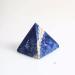 1pc 50mm Natural Polished Blue Sodium Square Pyramid Crystal Reiki for Home Decorate Room Decoration Stone Mineral Specimen