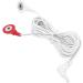 Tens Wire Cable Electrode Lead Wire 59 Inches 2 in 1 Replacement Wires Standard Snap Connection - Red White Button Type - Buy Online on GoSupps.com
