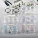 Buy Candy-Colored Contact Lens Etui - Mini Transparent Case with Tweezers & Suction Rod | Portable Contact Lens Container for Girls - Buy Online on GoSupps.com