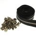 5 Yards Metallic Nylon Coil Zippers with Antique Brass Teeth and Pulls Sliders - DIY Sewing Crafts - SHUNLI Antique Brass-Black - Buy Online on GoSupps.com