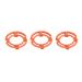 Haofy 3PCS Razor Retaining Ring Orange Blade Retaining Rings for Norelco Series 7000 9000 RQ12