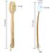 2PCS QUNCI Double-Sided Shower Brush Set for Wet/Dry Body Exfoliation - Bath & Back Exfoliator and Lotion Applicator - Buy Online on GoSupps.com