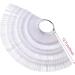 150Pcs Clear Nail Swatch Sticks with Metal Split Ring - Nail Colour Display for Nail Art Practice and False Nail Samples - Buy Online on GoSupps.com