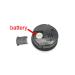 JZK 3 x Small round digital thermometer hygrometer with battery for car/bedroom/bathroom rooms humidity monitor temperature gauge humidity meter for reptile tank - Buy Online on GoSupps.com