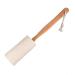 Eastor Natur Peeling Luffa Loofa Bad Bratel on a stick 34 cm wood handle Luffa sponge steel tube back brush for men & women bathroom shower sponge body back scrubber 1 piece