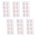 24 pairs of non-slip soft pads for sticking on glasses skin 1.5mm