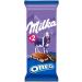 G n rique Milka - Oreo Chocolate Bar 200g - The perfect combination of smooth milk chocolate and crunchy Oreo biscuit pieces - Pack of 4 - Buy Online on GoSupps.com