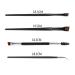 Shop Angled Eyeliner & Eyebrow Brush Sets - 4 Piece Premium Beauty Tools for Perfect Makeup Application - Buy Online on GoSupps.com