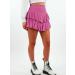 LAEMILIA Womens Floral Print Mini Skater Skirt with Drawstring - Rose Red | Size S - Buy Online on GoSupps.com