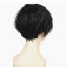 Buy SHIYID African American Wigs Asymmetric Oblique Bangs Black Short Curly Synthetic Full Wig for Natural Look Fast International Shipping - Buy Online on GoSupps.com