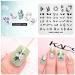 KADS Flower Nature Nail Stamping Plate FL044 - DIY Manicure Stencil Tools - Buy Online on GoSupps.com