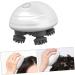 Healeved Head Massager & Cat Massage Brush - 2 Sets of Electrical Scalp Massage Tools for Pet Care | ABS White - Buy Online on GoSupps.com