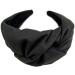 Minkissy Wide Headband Twist Knotted Turban Hairband Hair Accessories for Women Ladies Black - Buy Online on GoSupps.com