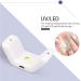 Buy UV LED Nail Dryer Lamp - 2W Mini Manicure & Gel Polish Dryer | Professional Nail Art Tools Accessories (White) - Buy Online on GoSupps.com