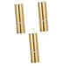 FOMIYES 3pcs Volcanic Stone Oil-Absorbing Ball Massaging Tools Massaging Volcanic Skin Rolling Volcano Stone Goldenx3pcs 1 count (Pack of 1)