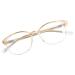 Yukang blue light filter glasses women TR90 blue light glasses without container super light computer glasses gaming goggles with best color -loyal light brown running
