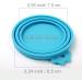 SLSON 2 Pack Pet Food Can Cover - Universal Silicone Cat Dog Can Lids (Orange+Blue) - Fits 3 Standard Size Cans - Buy Online on GoSupps.com