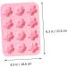 Zerodeko 4 Pcs Silicone Mold Christmas Party Baking Supplies Chocolate Christmas Xmas Soap Christmas Soap Flower Mould Silicone Soap Molds Flower Candle Mold Jelly Silica Gel 17X12.6X1.2CMx2pcs - Buy Online on GoSupps.com