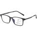 Retro Square Frame TR90 Progressive Multifocus Reading Glasses for Seniors - Anti-Blue Light | Black Blue Frame - Multi Focus +3.00 - Buy Online on GoSupps.com