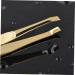 Tweezers Eyelashes Extension Clip Eyebrow Clip Flat Extend medium Golden - Buy Online on GoSupps.com