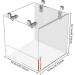 Hanging Bird Bath Cube | Transparent Shower Box Bowl with Stainless Steel Hooks for Small Birds - Ideal for Canary, Budgerigar, Parrots, and More - Buy Online on GoSupps.com