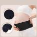 Merlinae Maternity Belt - Breathable Abdomen and Pelvic Support for Pregnancy - Comfortable Belly Band for Baby Black-1 One Size - Buy Online on GoSupps.com