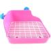 FOMIYES Toilet for Guinea Small Hamster Ferret Pink Lacework Gerbil Trainer Litter Potty Bunny Chinchilla medium Pink - Buy Online on GoSupps.com