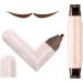 Winged Eye End Stamp Double Tip Makeup Eye End Stamp Quick Dry Stencil Cosmetic Stain Resistant for Travel Dating Wedding Brown - Buy Online on GoSupps.com