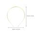 Lurrose 4 Pcs Gold Metal Double Headband Set - Simple and Elegant Wire Headbands for Women and Girls - Perfect for Wedding and Everyday Wear - Buy Online on GoSupps.com