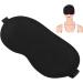 Tourmaline Ochre Cotton Sleep Eye Mask - Fatigue Relief Aid for Deep Sleep | Adjustable Tightness | Relieve Eyes and Head Fatigue - Buy Online on GoSupps.com