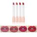 Mini Smoke Lipsticks Nude Cigarette Lipsticks Waterproof Lipsticks Smoke Tube Suit Matte Lipstick for Women and Girls(4Pcs) (B-Set B)
