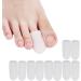 Pedimend Gel Toe Caps for Adult Big Toes/Small Toe White Best Gel Toe Caps Comfortable Soft Material Protectors - Helps Relieve Corn Pain Blisters Calluses - 10 Pieces SMALL TOE 5 Pair - Buy Online on GoSupps.com