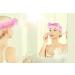Spa Bow Makeup Headband | High Elasticity Coral Fleece Headband for Women and Girls - Pink - Buy Online on GoSupps.com