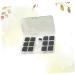 JECOMPRIS Black Contact Lens Case with Tweezers Portable Mussel Shell Design Perfect for Travel | 15.8x9.5cm Lens Care Container - Buy Online on GoSupps.com