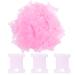 100 Pcs Plastic Floss Bobbin(Pink)  Plate Board Card Sewing Thread Winding for Cross Stitch Embroidery Thread Bobbins Organizer Sewing Storage Craft DIY Pink*100