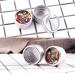 Desikixudy 1Pc Makeup Round Storage Box Nail Art Bead Container Portable Cosmetic Cream Jar Pot Box Round Bottle Bead Golden - Buy Online on GoSupps.com