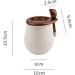WALFREW Spice Jars Ceramic Salt Pavilion Salt Sugar Sugar Seasoning Container Condiment Organizer Spice Container Large Capacity (Salt) - Buy Online on GoSupps.com