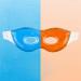 Cold Gel Eye Face Cover Compress for Travel Office and Home - Hollow Cooling Eye Cover - Buy Online on GoSupps.com